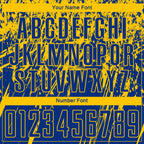 Custom Royal Yellow Sublimation Soccer Uniform Jersey photo 4