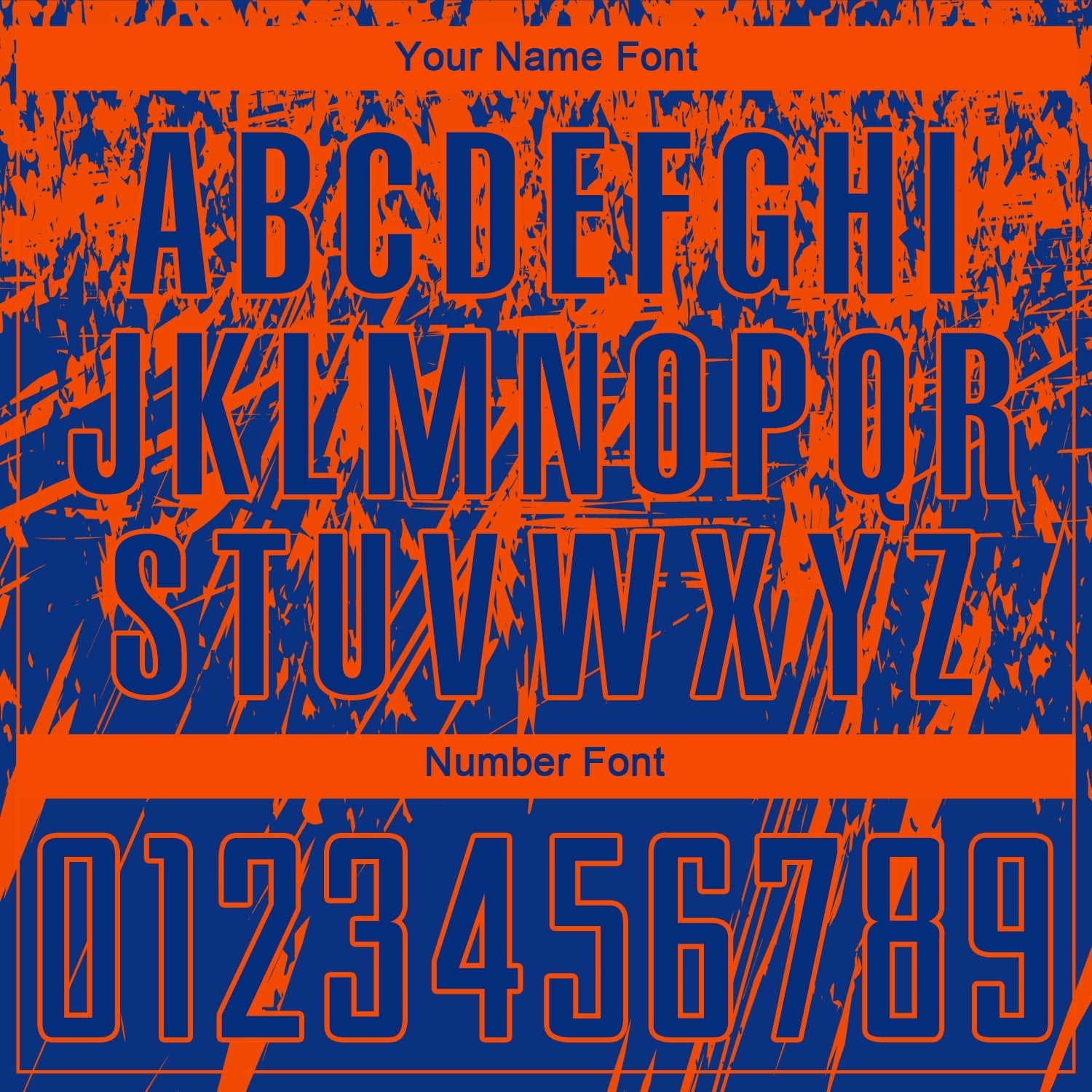 Custom Royal Orange Sublimation Soccer Uniform Jersey photo 4