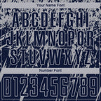 Custom Navy Gray Sublimation Soccer Uniform Jersey photo 4