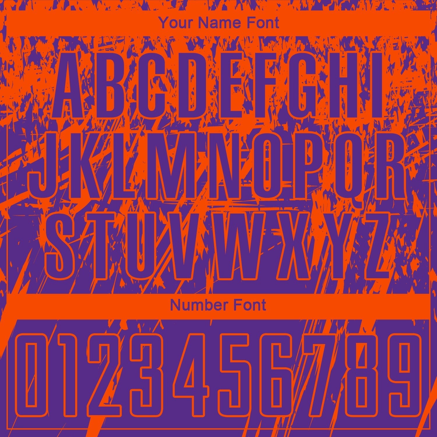 Custom Purple Orange Sublimation Soccer Uniform Jersey photo 4