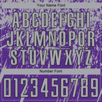 Custom Purple Gray-Black Sublimation Soccer Uniform Jersey photo 4