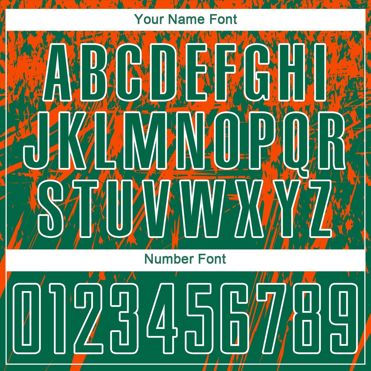 Custom Kelly Green Orange-White Sublimation Soccer Uniform Jersey photo 4