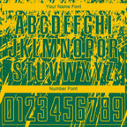 Custom Kelly Green Yellow Sublimation Soccer Uniform Jersey photo 4