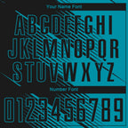 Custom Teal Black Sublimation Soccer Uniform Jersey photo 4
