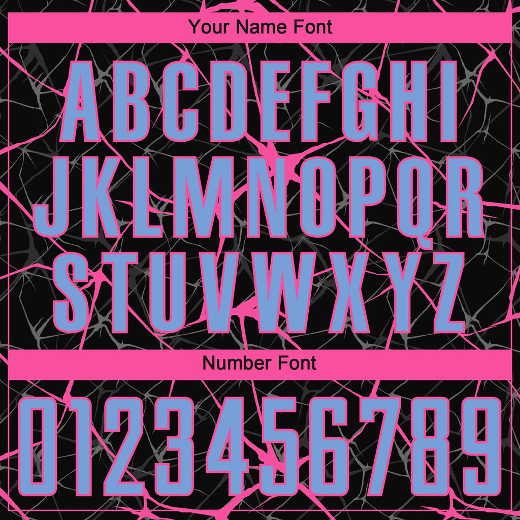 Custom Black Light Blue-Pink Sublimation Soccer Uniform Jersey photo 4
