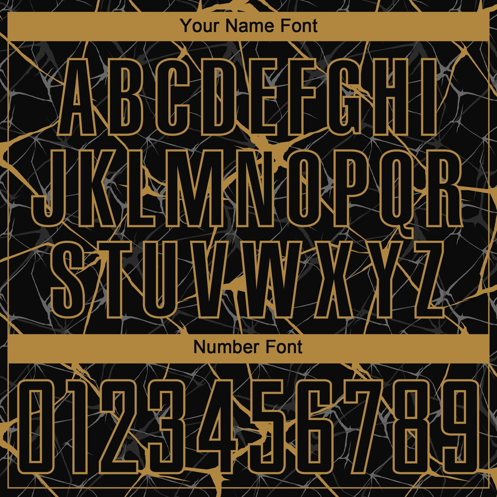 Custom Black Old Gold Sublimation Soccer Uniform Jersey photo 4