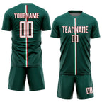 Custom Green White-Red Sublimation Mexico Soccer Uniform Jersey photo 2