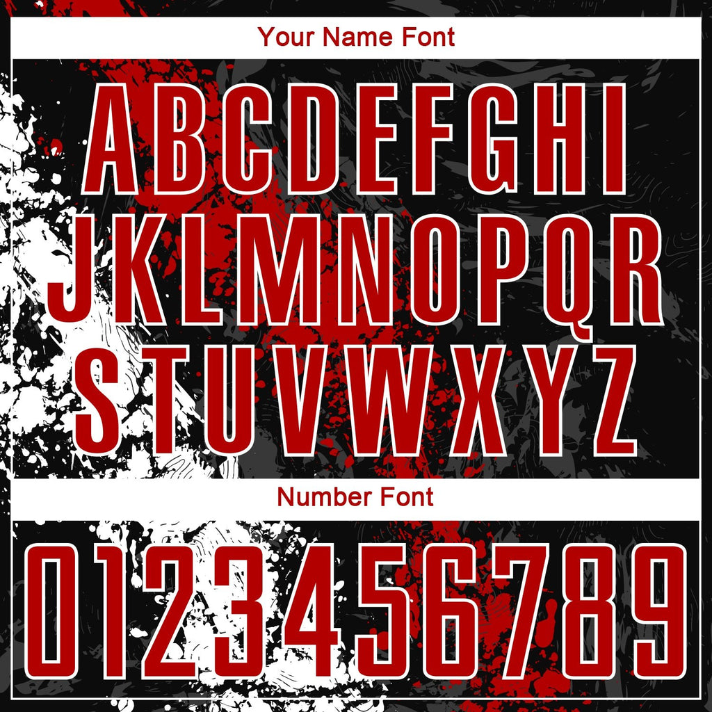 Custom Black Red-White Sublimation Soccer Uniform Jersey photo 6