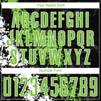 Custom Black Neon Green-White Sublimation Soccer Uniform Jersey photo 4