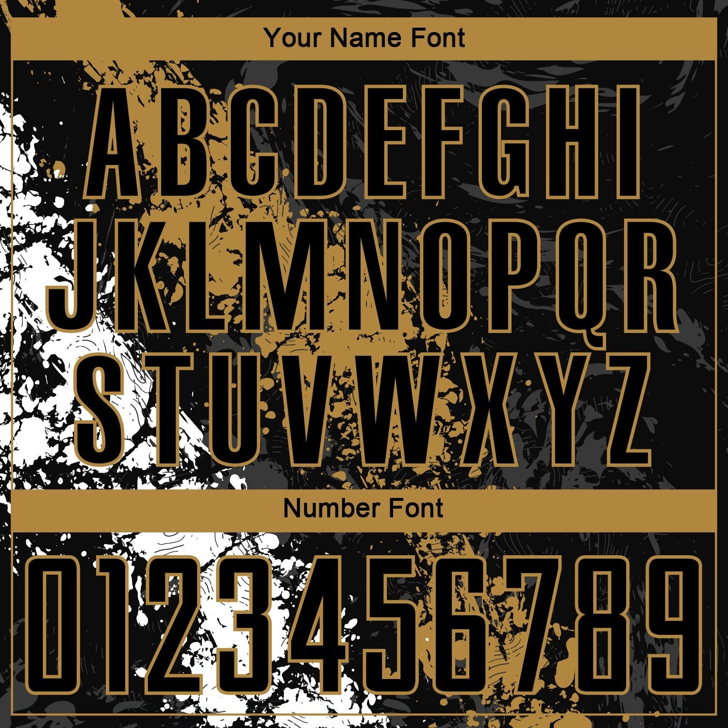 Custom Black Old Gold-White Sublimation Soccer Uniform Jersey photo 4