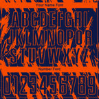 Custom Orange Navy Sublimation Soccer Uniform Jersey photo 4
