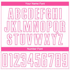 Custom White Pink Sublimation Soccer Uniform Jersey photo 2