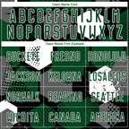 Custom Green Black-White Sublimation Soccer Uniform Jersey photo 3