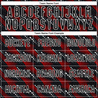 Custom Black Red-White Sublimation Soccer Uniform Jersey photo 3