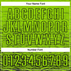 Custom Neon Green Black Sublimation Soccer Uniform Jersey photo 4