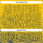 Custom Yellow Royal Sublimation Soccer Uniform Jersey photo 4