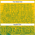 Custom Yellow Kelly Green Sublimation Soccer Uniform Jersey photo 4