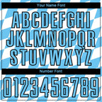 Custom White Sky Blue-Black Bavarian Flag Sublimation Soccer Uniform Jersey photo 5