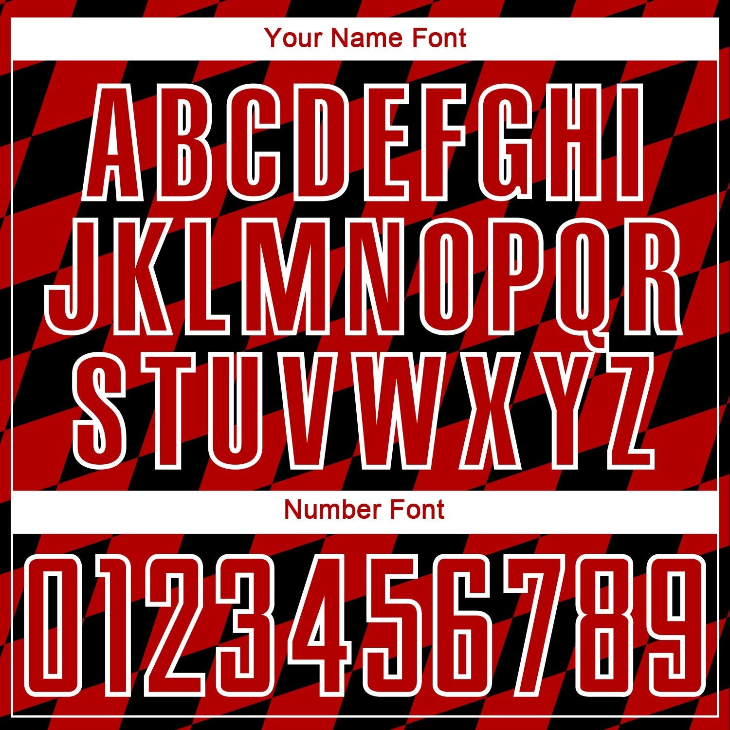 Custom Black Red-White Rhombus Print Sublimation Soccer Uniform Jersey photo 5