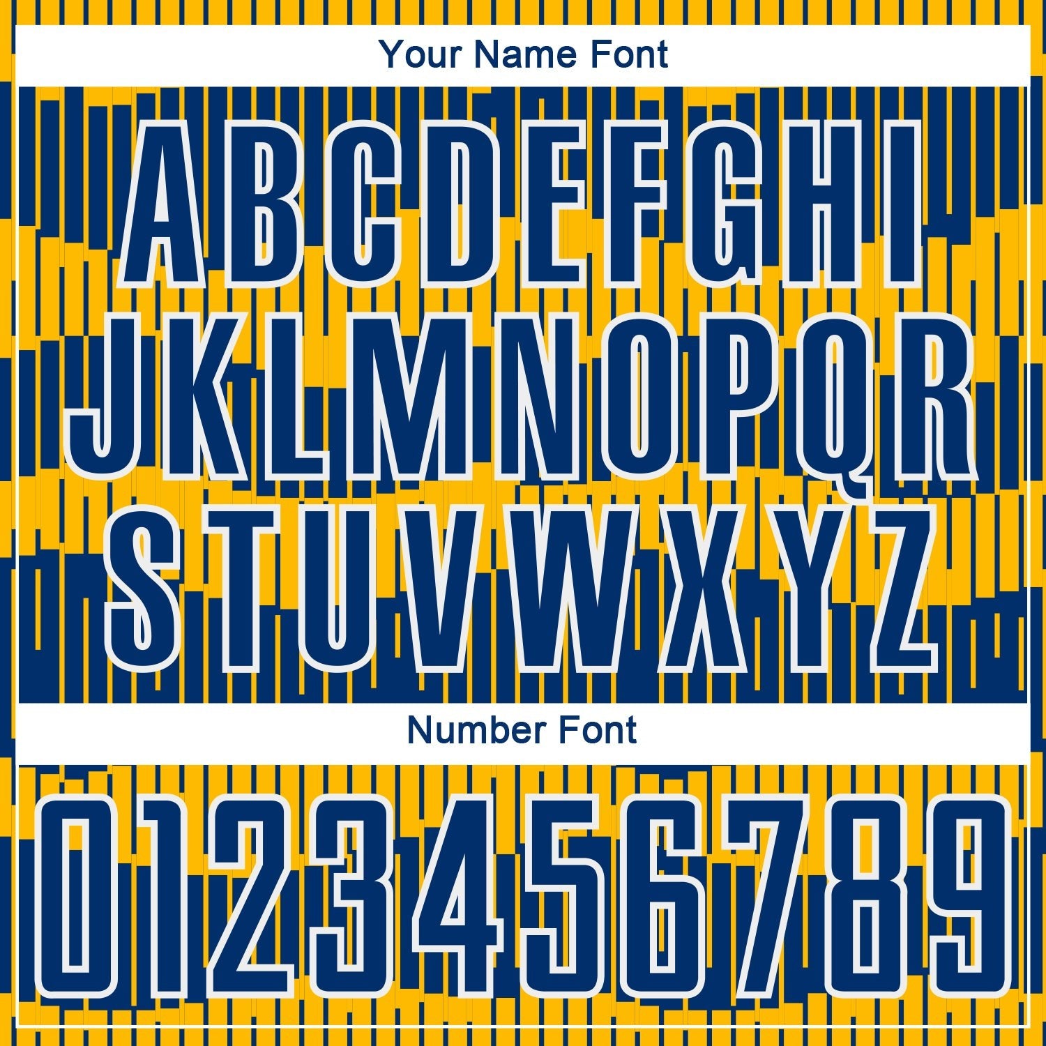 Custom Royal Gold-White Pinstripe Sublimation Soccer Uniform Jersey photo 5