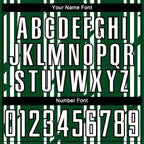 Custom Green White-Black Pinstripe Sublimation Soccer Uniform Jersey photo 5