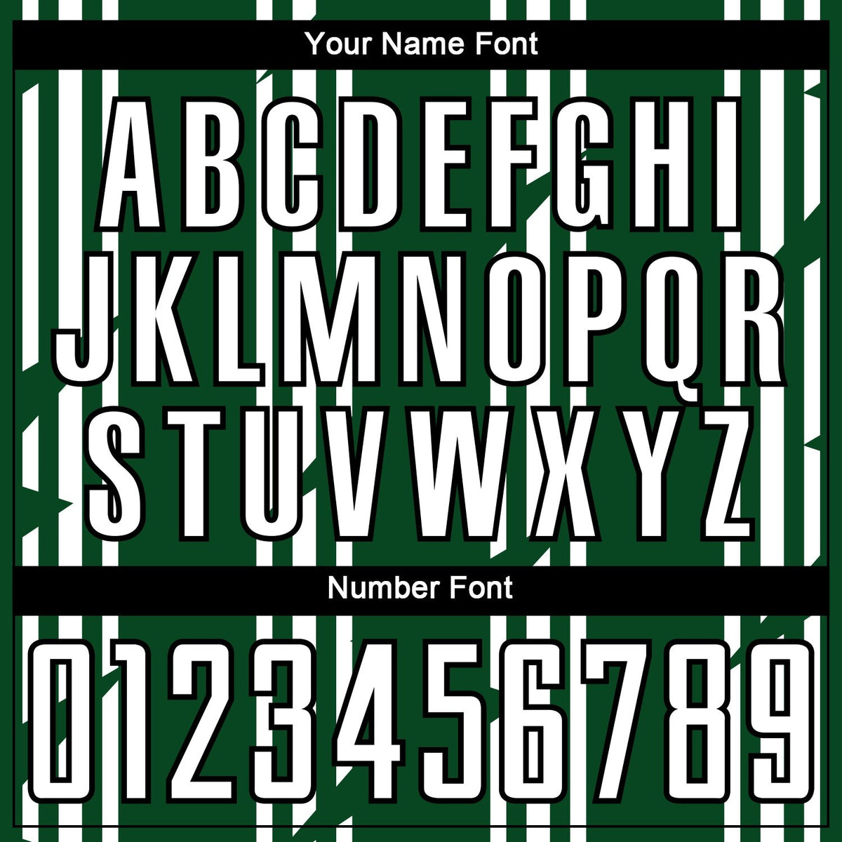 Custom Green White-Black Pinstripe Sublimation Soccer Uniform Jersey photo 5