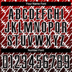Custom Red Black-White Lightning Sublimation Soccer Uniform Jersey photo 5