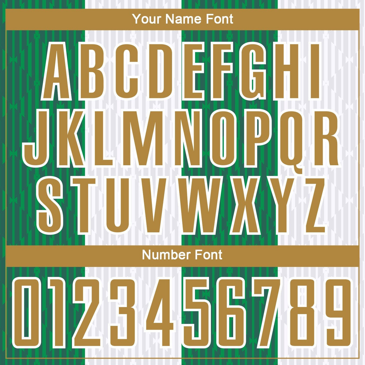 Custom White Old Gold-Kelly Green Sublimation Soccer Uniform Jersey photo 5