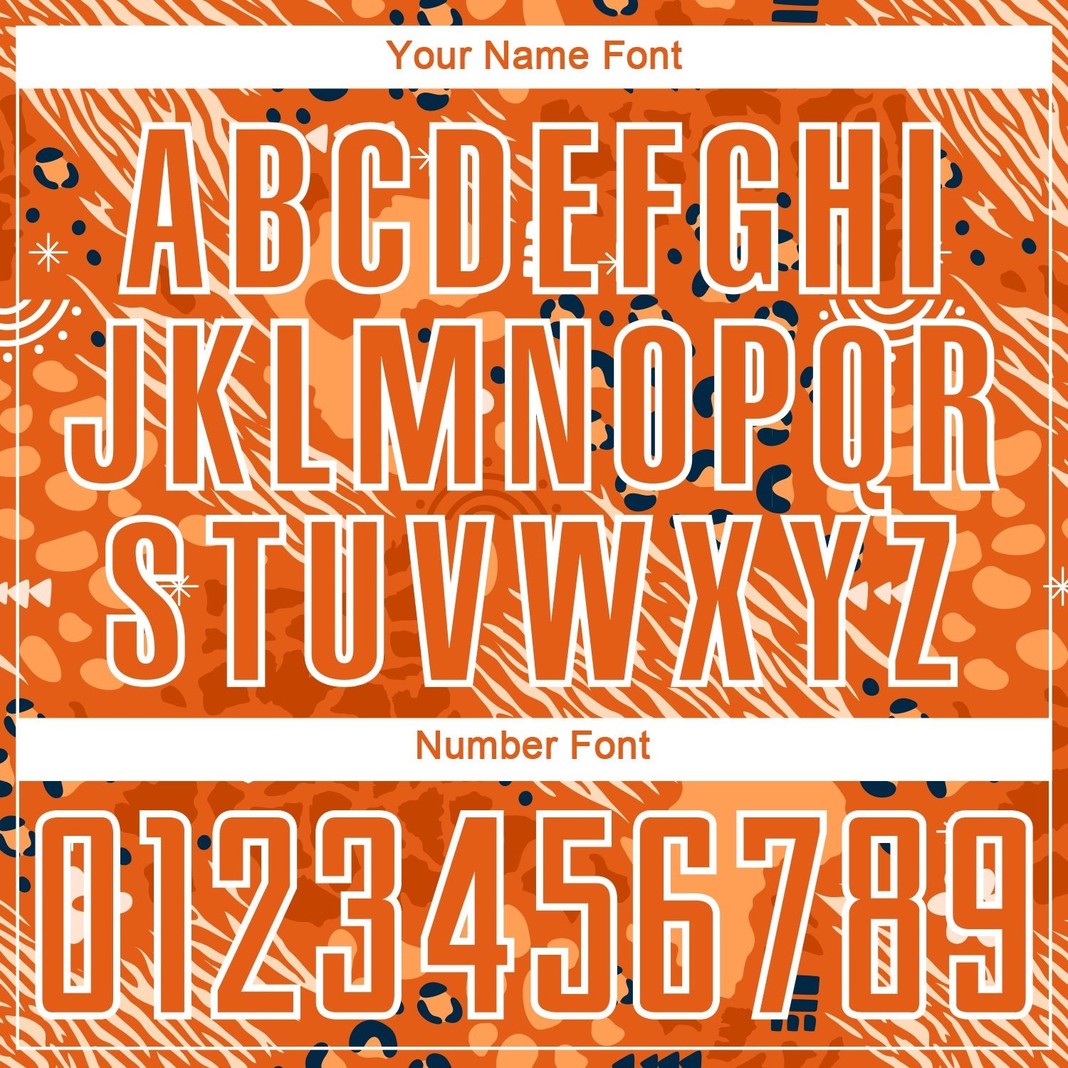 Custom Orange Bay Orange-Black African Pattern Sublimation Soccer Uniform Jersey photo 5