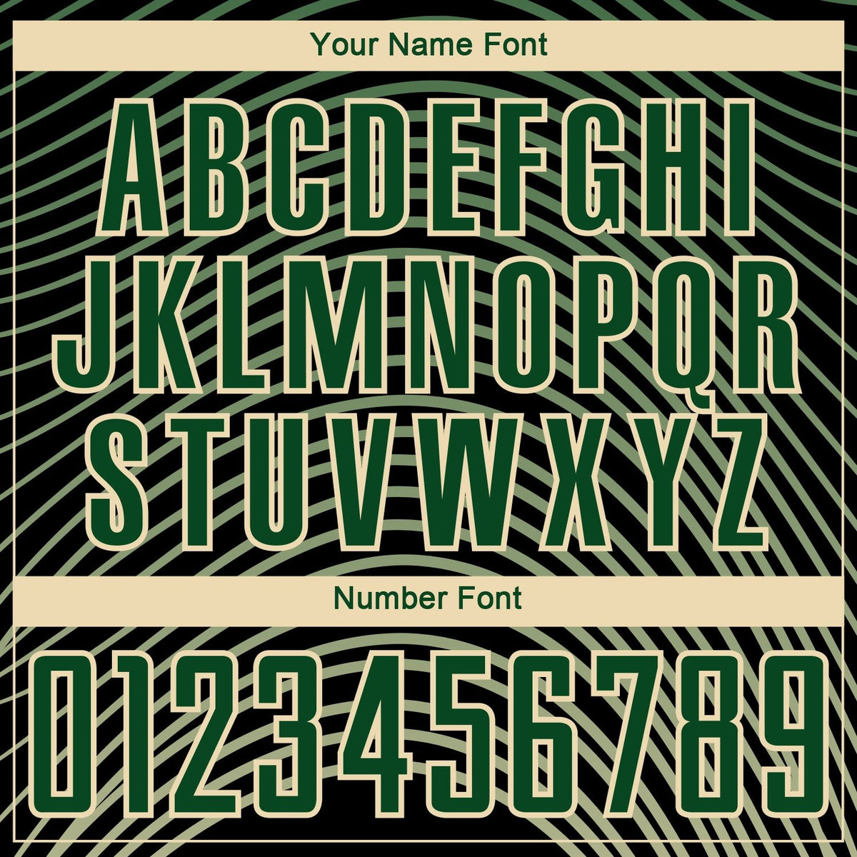 Custom Green Cream-Black Gradient Geometric Lines Sublimation Soccer Uniform Jersey photo 5