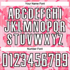 Custom Light Pink Black-Pink Abstract Geometric Pattern Sublimation Soccer Uniform Jersey photo 4