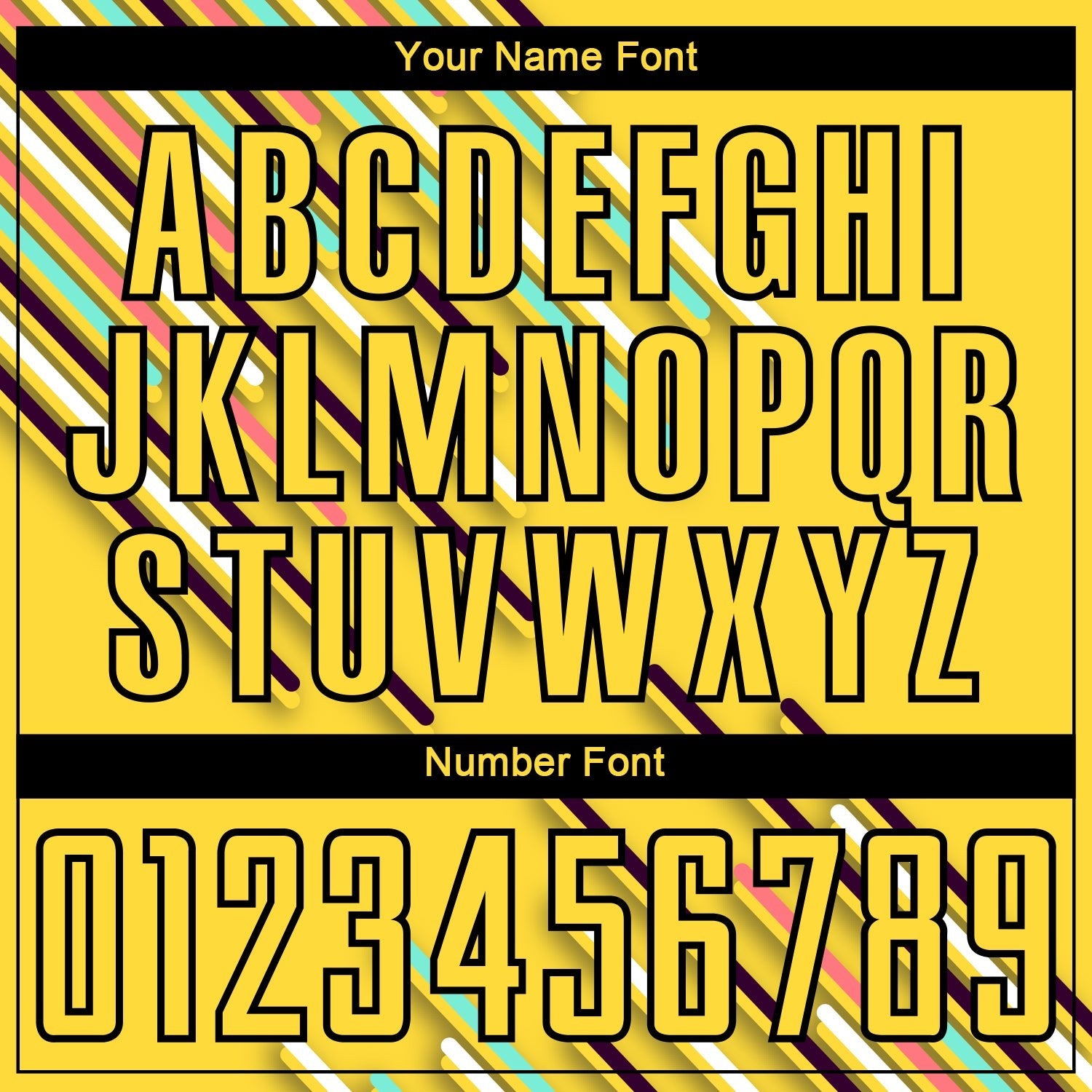 Custom Yellow Black Lines Sublimation Soccer Uniform Jersey photo 5