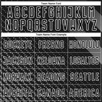 Custom Black White Geometric Shapes Sublimation Soccer Uniform Jersey photo 4