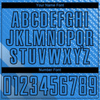 Custom Lakes Blue Black Geometric Shapes Sublimation Soccer Uniform Jersey photo 5