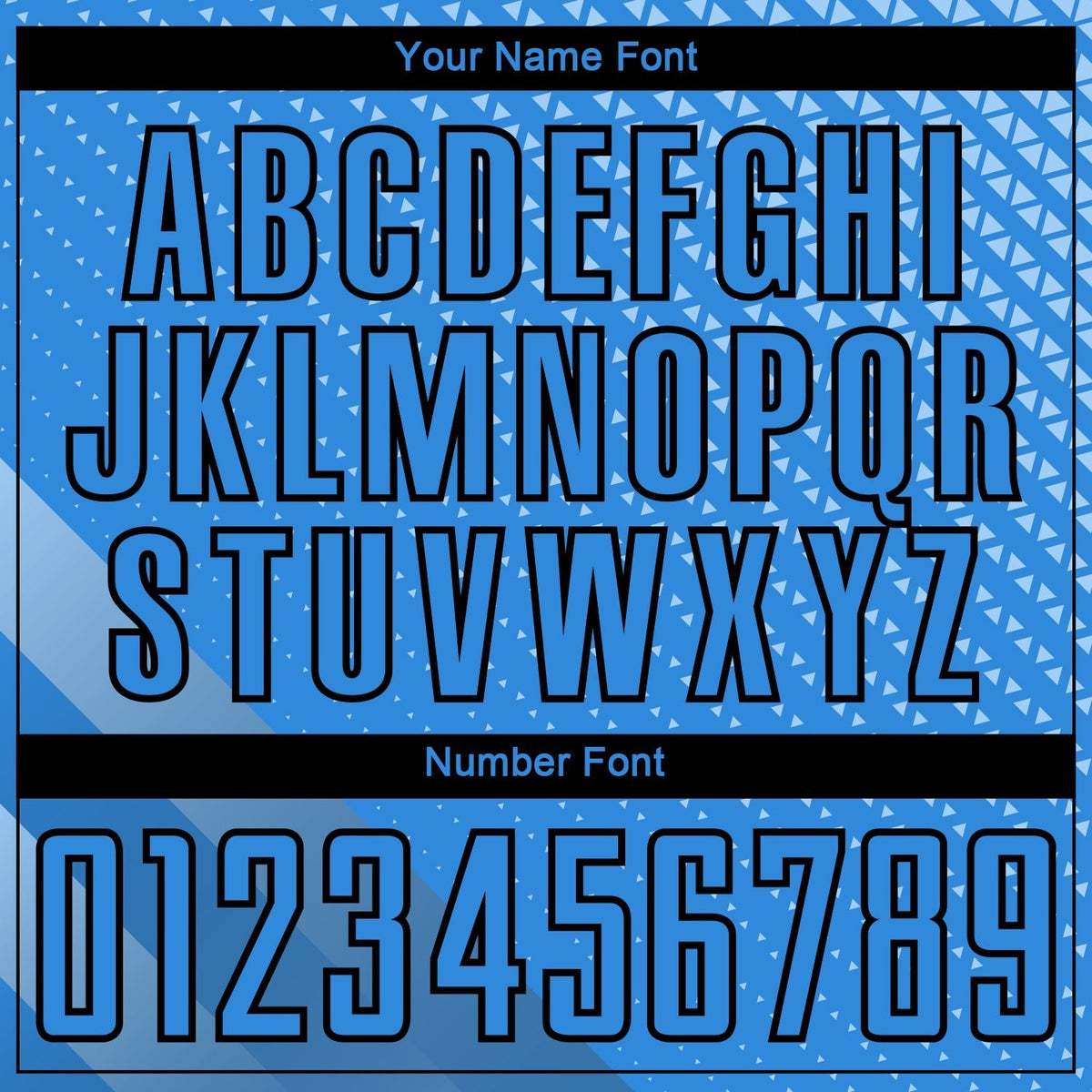 Custom Lakes Blue Black Geometric Shapes Sublimation Soccer Uniform Jersey photo 5