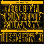 Custom Black Yellow Lightning Sublimation Soccer Uniform Jersey photo 5