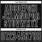 Custom Black White Geometric Shapes Sublimation Soccer Uniform Jersey photo 5