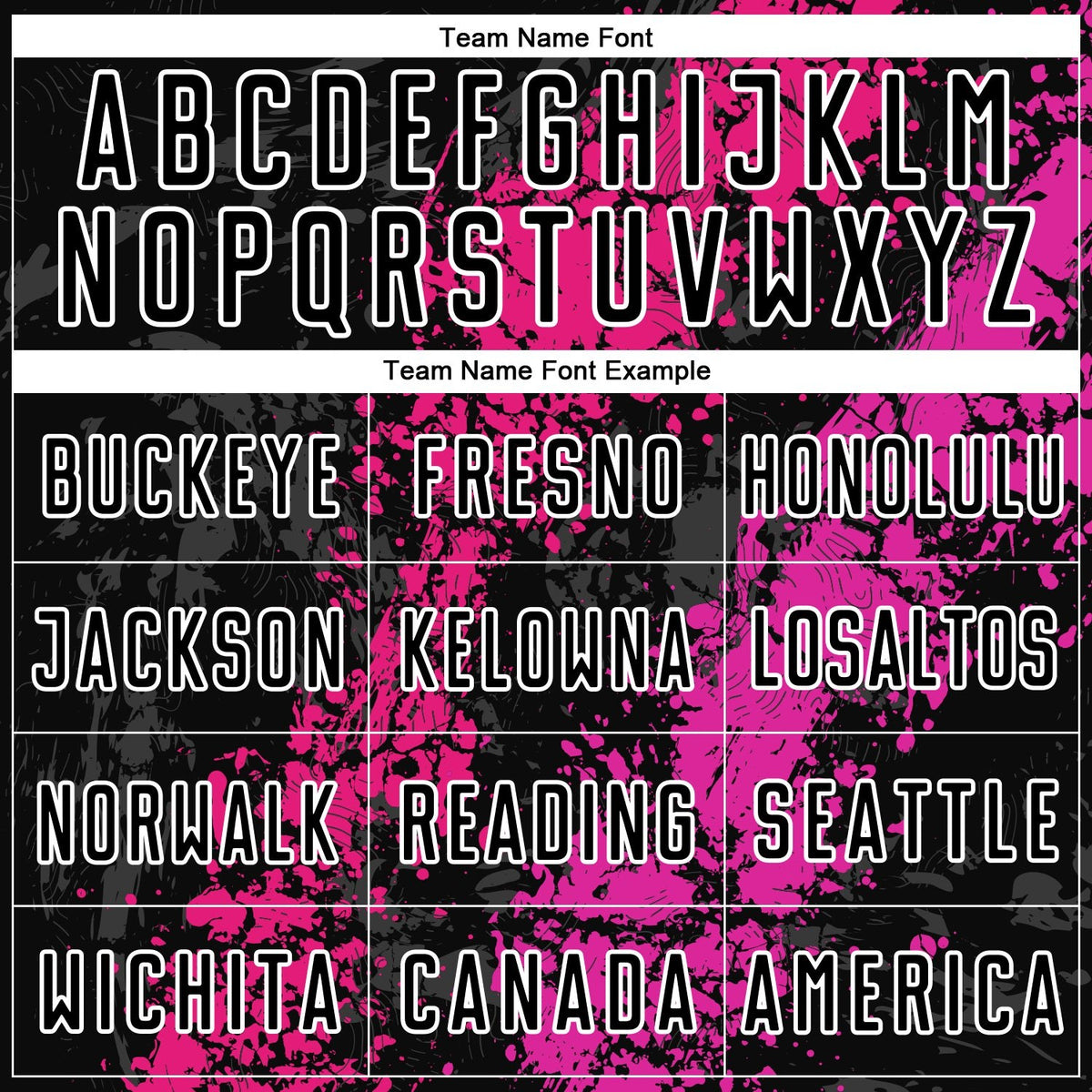 Custom Black Hot Pink-Deep Pink Dripping Splatter Art Sublimation Soccer Uniform Jersey photo 4