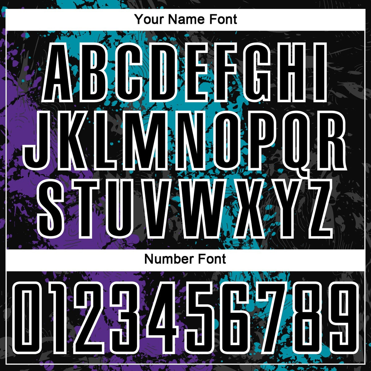 Custom Black Teal-Purple Dripping Splatter Art Sublimation Soccer Uniform Jersey photo 5