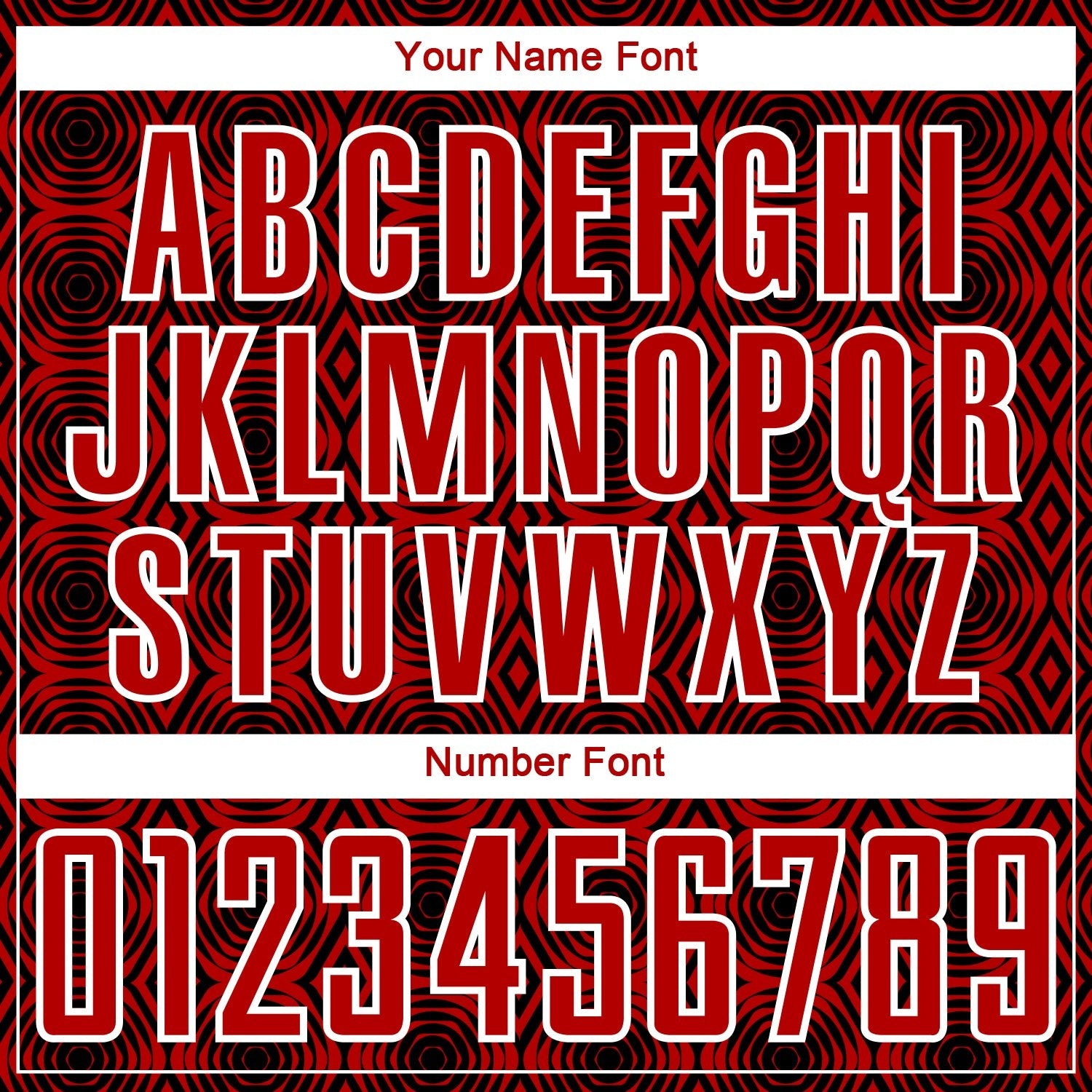 Custom Red Black-White Geometric Shapes Sublimation Soccer Uniform Jersey photo 5