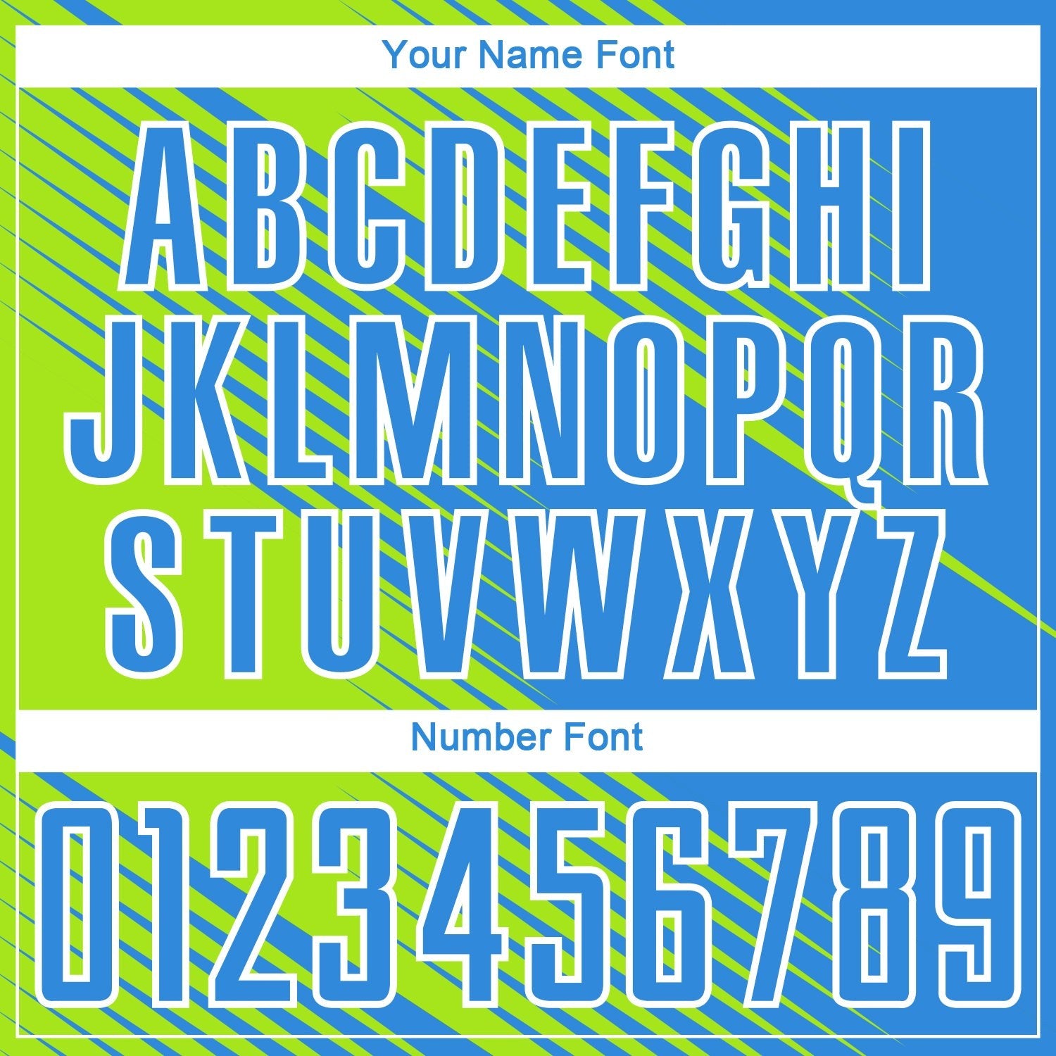 Custom Powder Blue Neon Green-White Line Sublimation Soccer Uniform Jersey photo 4