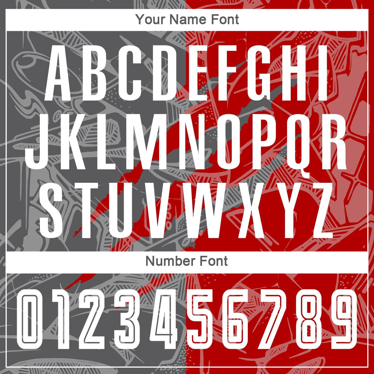 Custom Graffiti Pattern Red-Steel Gray Scratch Sublimation Soccer Uniform Jersey photo 5