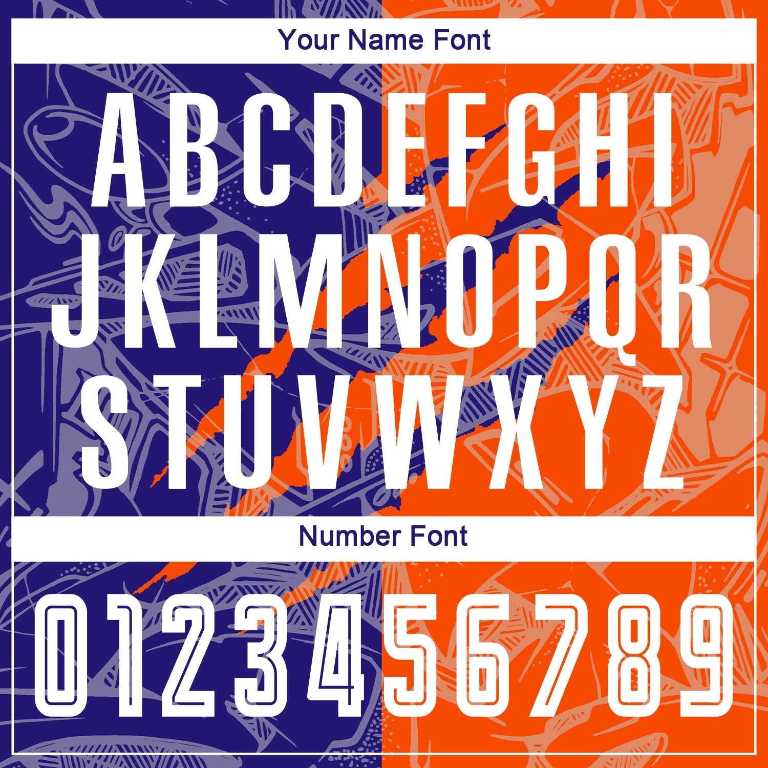 Custom Graffiti Pattern Dark Purple-Orange Scratch Sublimation Soccer Uniform Jersey photo 5