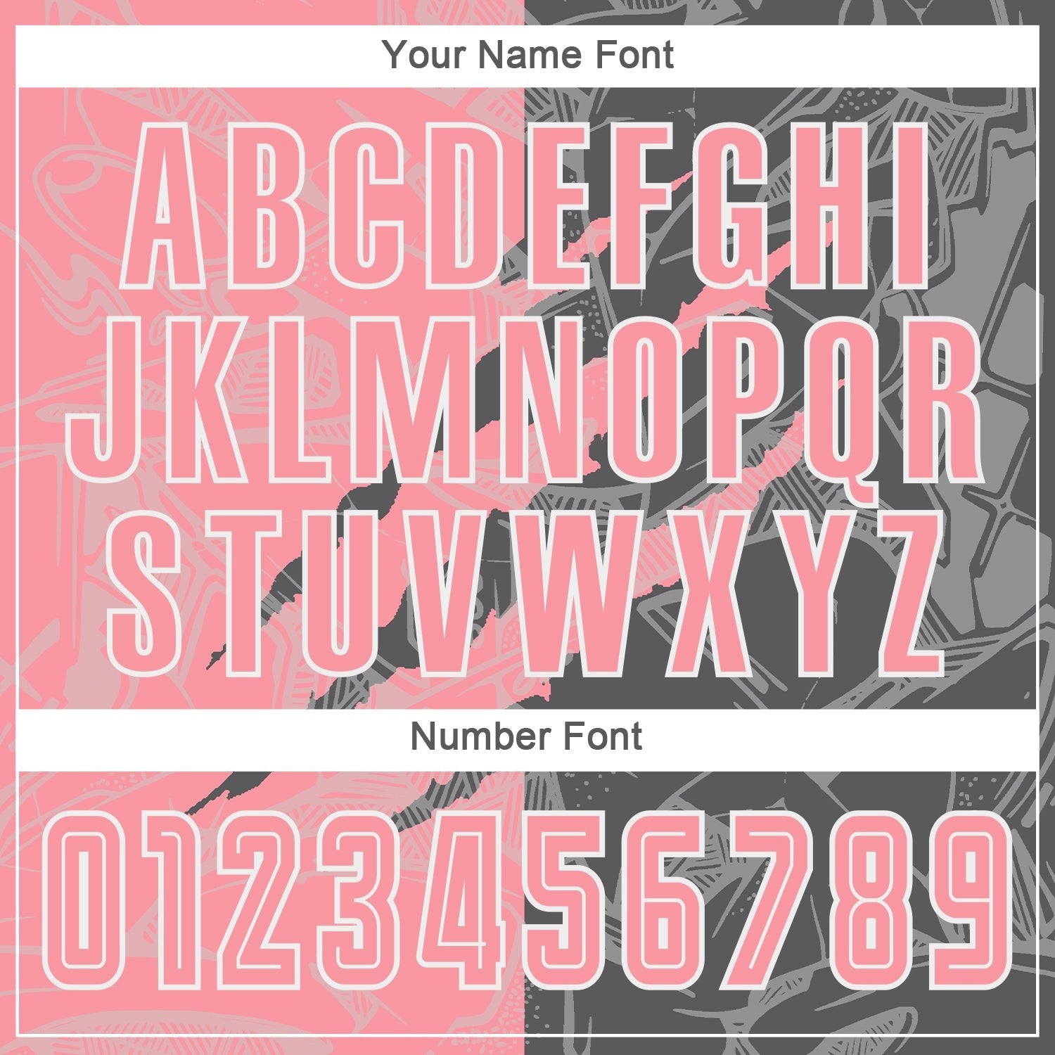 Custom Graffiti Pattern Medium Pink-Steel Gray Scratch Sublimation Soccer Uniform Jersey photo 5