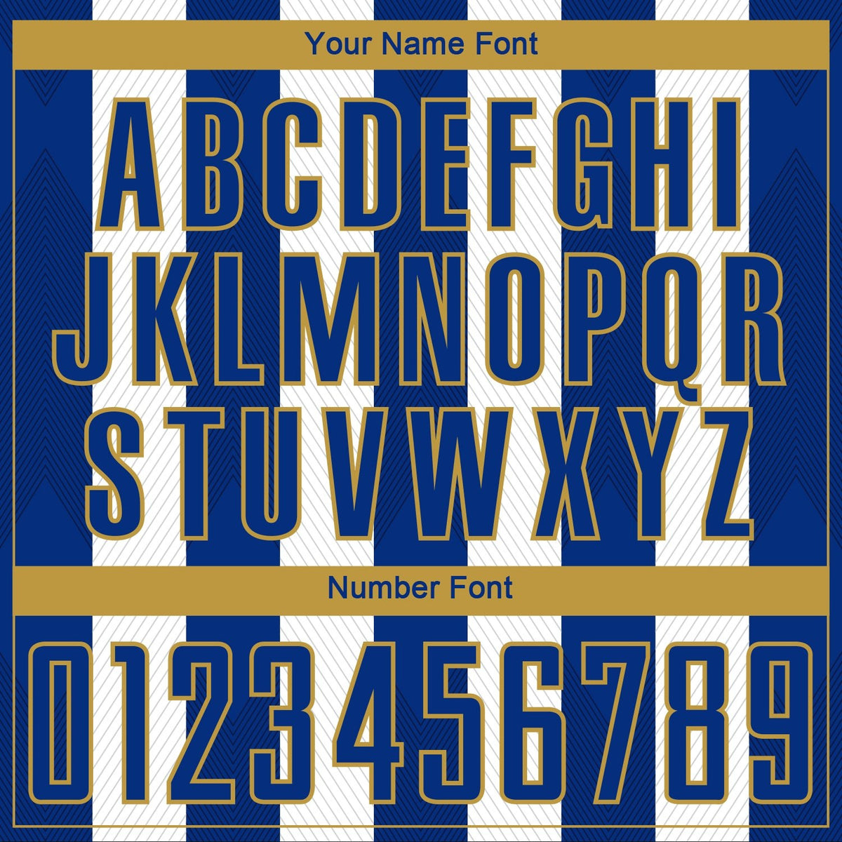 Custom White Royal-Old Gold Line Sublimation Soccer Uniform Jersey photo 5