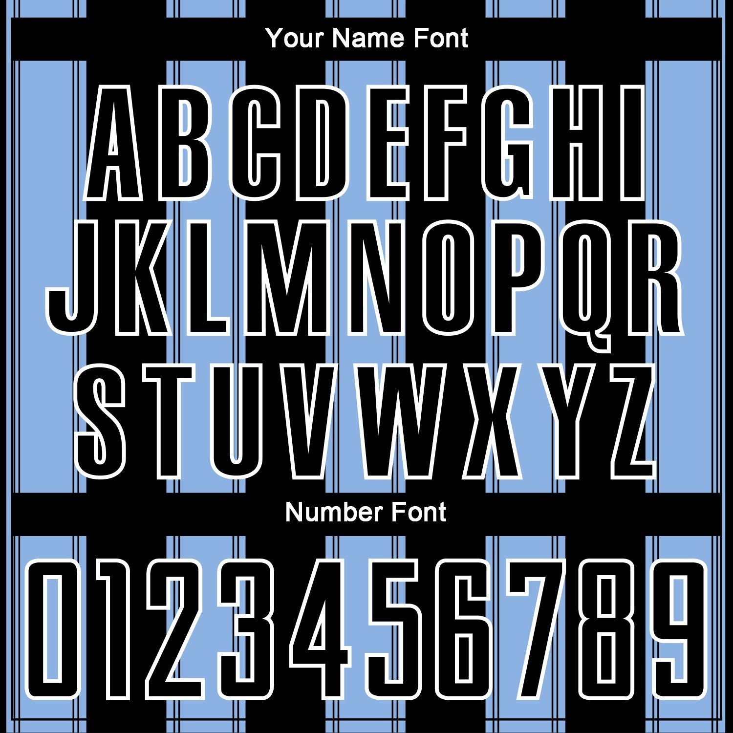 Custom Black Light Blue-White Line Sublimation Soccer Uniform Jersey photo 5