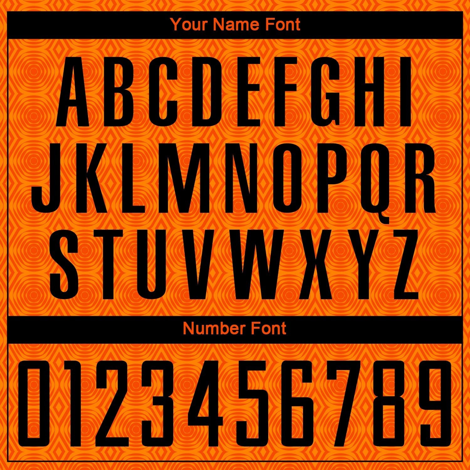 Custom Orange Black-Bay Orange Geometric Shapes Sublimation Soccer Uniform Jersey photo 5
