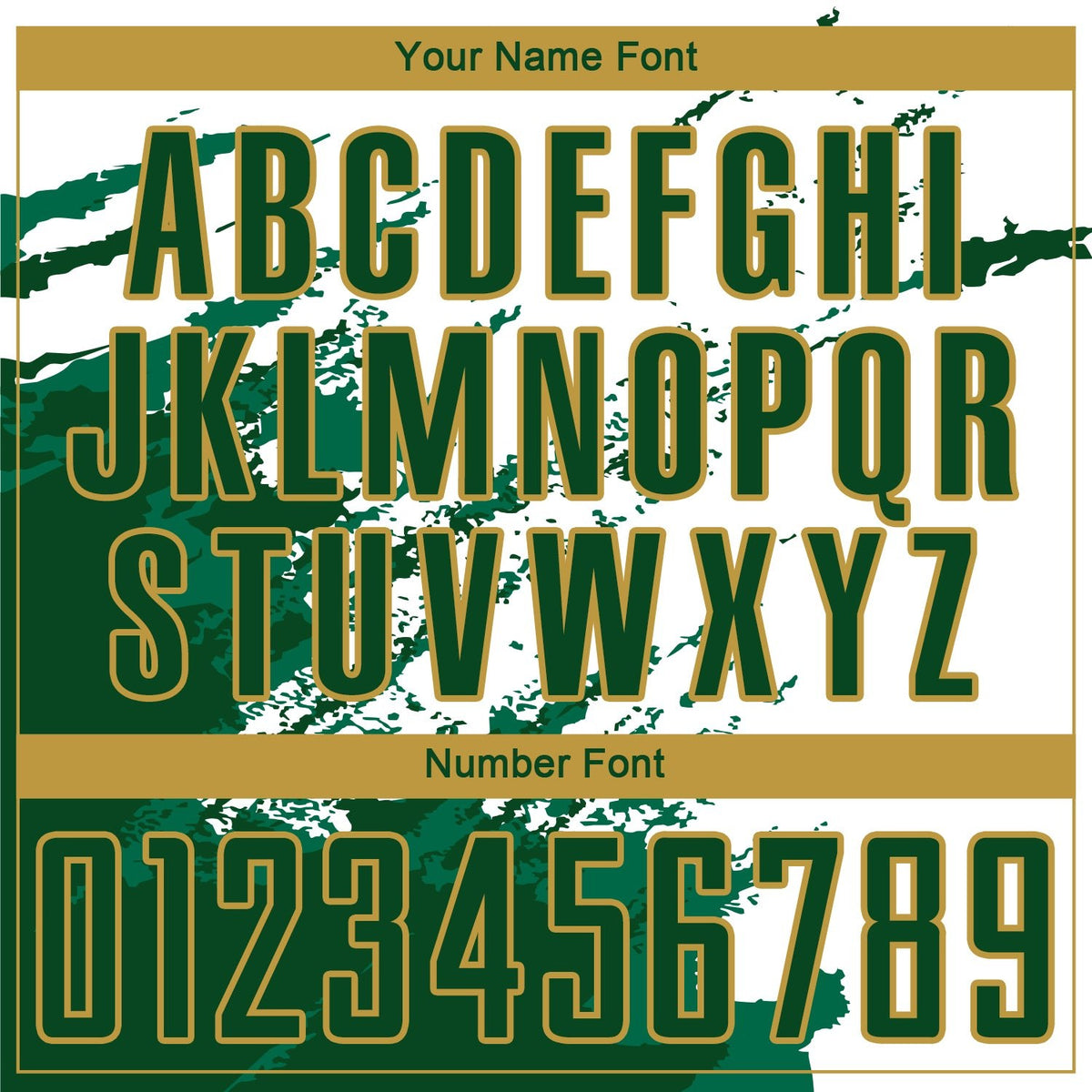Custom White Green Kelly Green-Gold Abstract Fragment Art Splash Sublimation Soccer Uniform Jersey photo 5