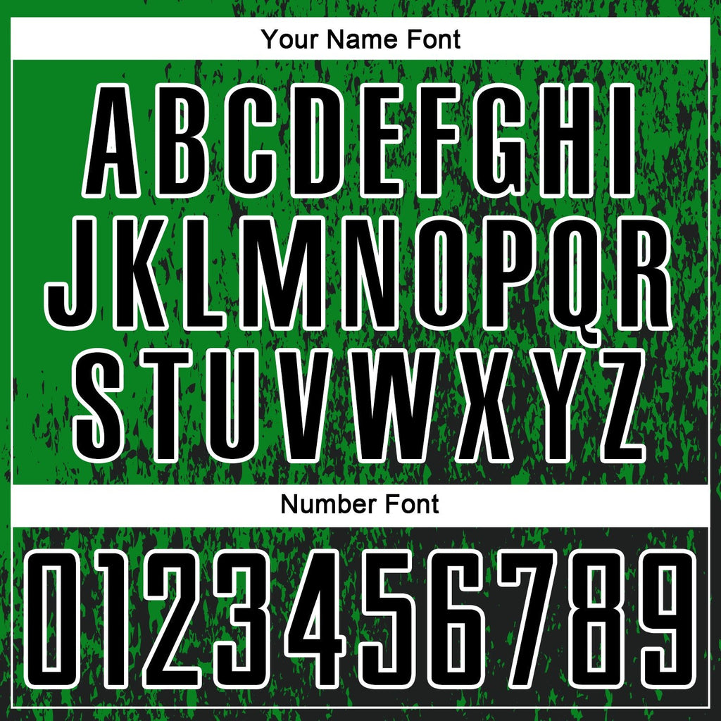 Custom Grass Green Black-White Abstract Fragment Art Sublimation Soccer Uniform Jersey photo 5