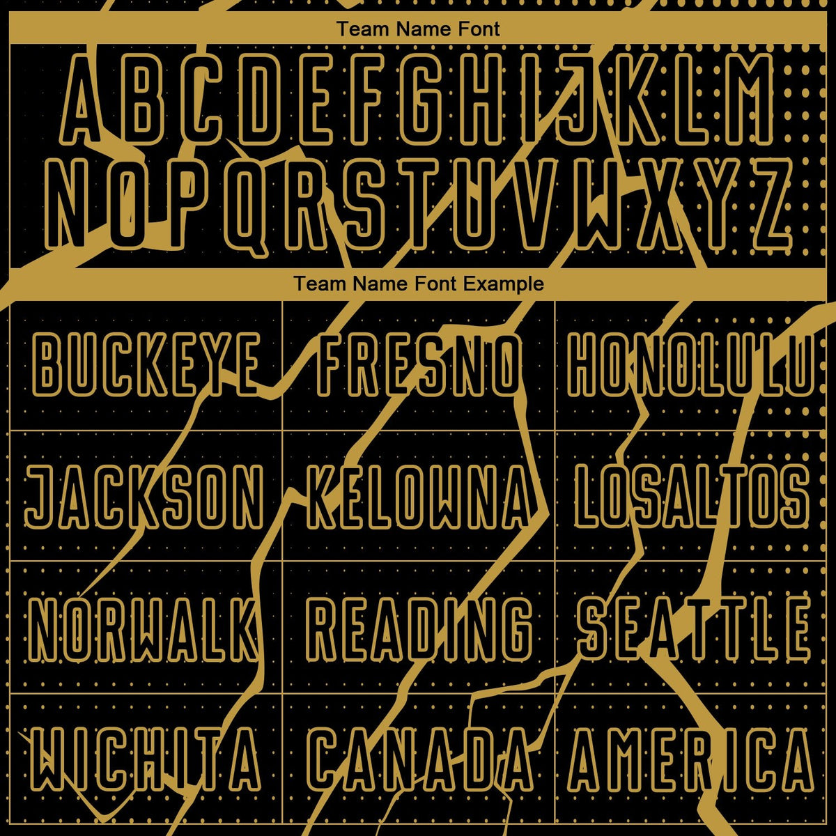 Custom Black Old Gold Lightning Sublimation Soccer Uniform Jersey photo 4